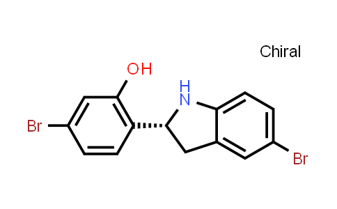 Phenol, 5-bromo-2-[(2R)-5-bromo-2,3-dihydro-1H-indol-2-yl]-