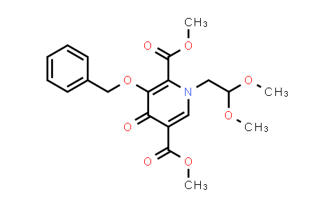 DiMethyl 3-(benzyloxy)-1-(2,2-diMethoxyethyl)-4-oxo-1,4-dihydropyridine-2,5-dicarboxylate
