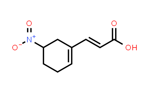 2-Propenoic acid, 3-(5-nitro-1-cyclohexen-1-yl)-, (2E)-