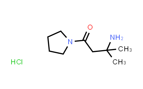 3-Amino-3-methyl-1-(1-pyrrolidinyl)-1-butanone hydrochloride