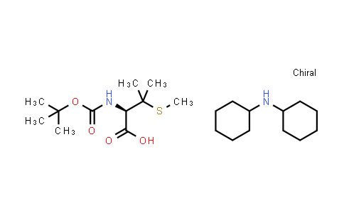 Dicyclohexylamine (R)-2-((tert-butoxycarbonyl)amino)-3-methyl-3-(methylthio)butanoate