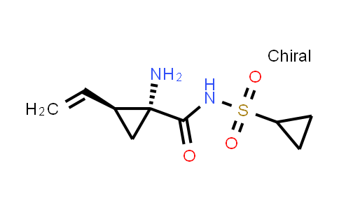 Cyclopropanecarboxamide, 1-amino-n-(cyclopropylsulfonyl)-2-ethenyl-, (1r,2s)-