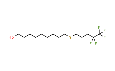 1-nonanol, 9-[(4,4,5,5,5-pentafluoropentyl)thio]