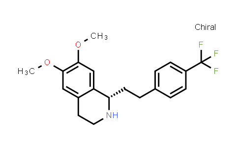 6,7-Dimethoxy-1(S)-[2-[4-(trifluoromethyl)phenyl]ethyl]-1,2,3,4-tetrahydroisoquinoline