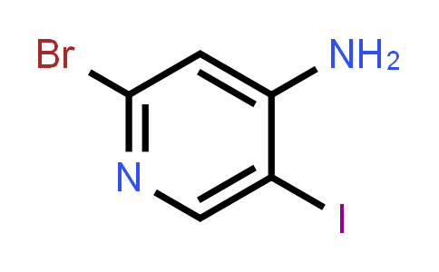 2-broMo-5-iodopyridin-4-aMine