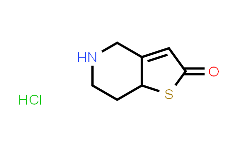 5,6,7,7a-tetrahydrothieno(3,2-c)pyridine-2(4h)-one hydrochloride