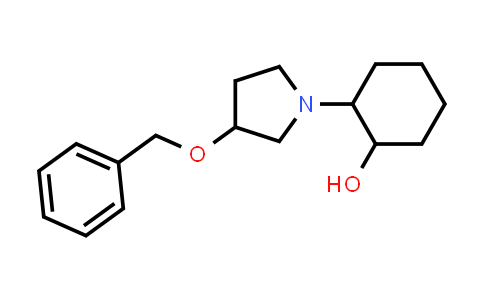 2-(3-Benzyloxy-pyrrolidin-1-yl)-cyclohexanol