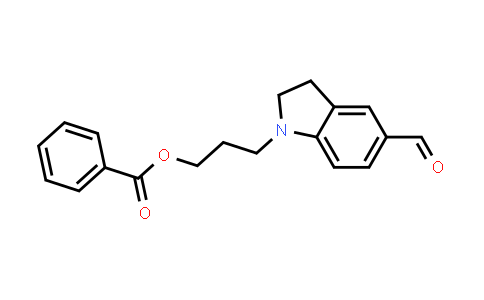 1-[3-(Benzoyloxy)propyl]-2,3-dihydro-1H-indole-5-carboxaldehyde