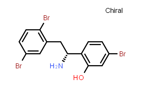 Phenol, 2-[(1R)-1-amino-2-(2,5-dibromophenyl)ethyl]-5-bromo-