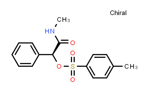 4-Methylbenzenesulfonic acid 2-(methylamino)-2-oxo-1(S)-phenylethyl ester