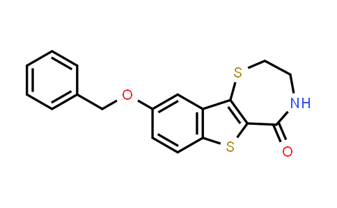 3,4-Dihydro-9-benzyloxy-[1]benzothieno[2,3-f]-1,4-thiazepin-5(2H)-one