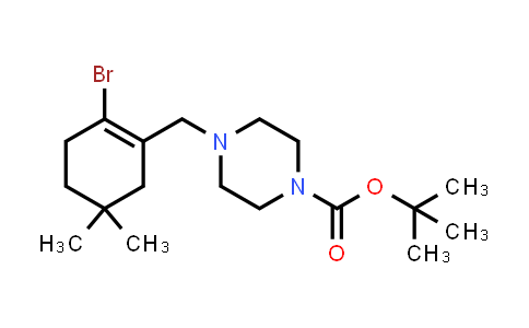 Tert-butyl 4-((2-broMo-5,5-diMethylcyclohex-1-enyl)Methyl)piperazine-1-carboxylate