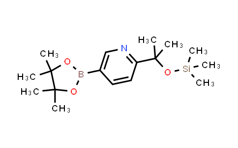5-(4,4,5,5-tetramethyl-1,3,2-dioxaborolan-2-yl)-2-(2-(trimethylsilyloxy)propan-2-yl)pyridine