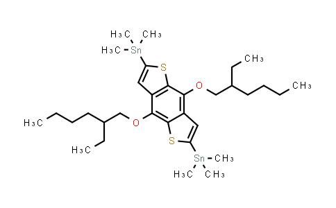 1,1'-[4,8-Bis[(2-ethylhexyl)oxy]benzo[1,2-b:4,5-b']dithiophene-2,6-diyl]bis[1,1,1-trimethylstannane]