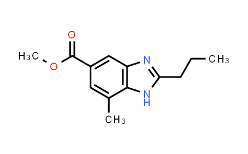 7-methyl-2-propyl-1h-benzoimidazole-5-carboxylic acid methyl ester