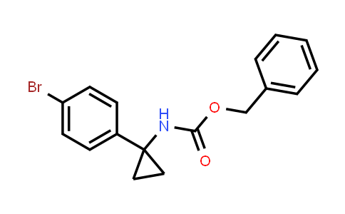 Benzyl 1-(4-bromophenyl)cyclopropylcarbamate