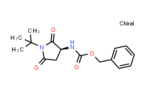 Benzyl (s)-1-tert-butyl-2,5-dioxopyrrolidin-3-ylcarbamate