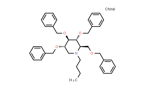 (2R,3R,4R,5S)-3,4,5-tris(benzyloxy)-2-(benzyloxymethyl)-1-butylpiperidine
