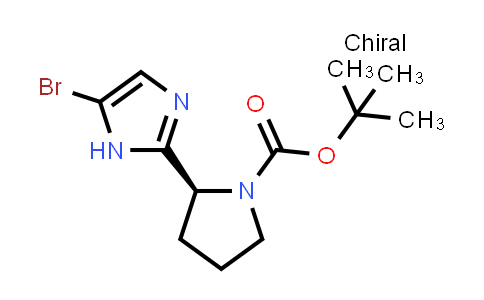 (S)-tert-butyl 2-(5-bromo-1H-imidazol-2-yl)pyrrolidine-1-carboxylate