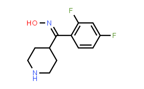 (E)-4-(2,4-Difluorobenzoyl)piperidine Oxime