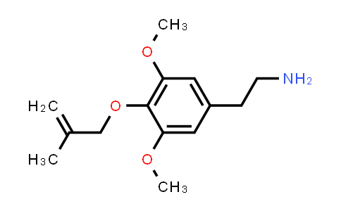 2-[3,5-dimethoxy-4-(2-methylprop-2-enoxy)phenyl]ethanamine