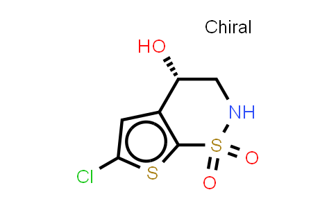 (s)-6-chloro-1,1-dioxo-1,2,3,4-tetrahydro-1laMbad*6*-thieno[3,2-e][1,2] thiazin-4-ol