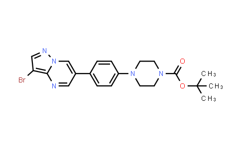 Tert-butyl 4-(4-(3-broMopyrazolo[1,5-a]pyriMidin-6-yl)phenyl)piperazine-1-carboxylate