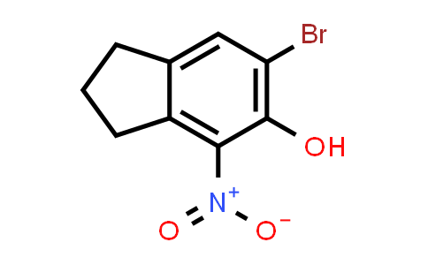 6-broMo-4-nitro-2,3-dihydro-1H-inden-5-ol
