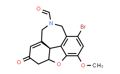 4a,5,9,10,11,12-Hexahydro-1-bromo-3-methoxy-11-formyl-6H-benzofuro[3a,3,2-ef][2]benzazepin-6-one