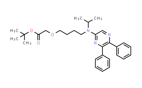 2-{4-[N-(5,6-diphenylpyrazin-2-yl)-N-isopropylamino]butyloxy}acetic acid tert-butylester