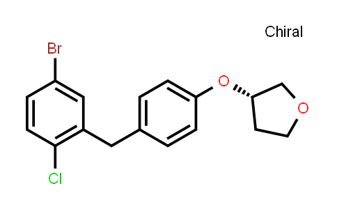 (3S)-3-[4-[(5-bromo-2-chlorophenyl)methyl]phenoxy]oxolane