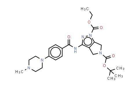 1-Ethyloxycarbonyl-3-[4-(4-Methyl-piperazin-1-yl)-benzoylaMino]-5-Boc-4,6-dihydr