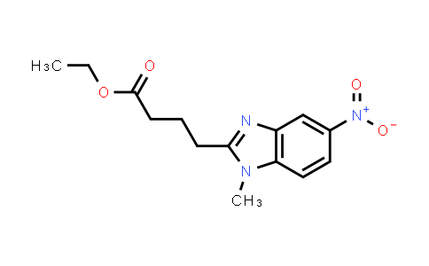 1-Methyl-5-nitro-1H-benzimidazole-2-butanoic acid ethyl ester