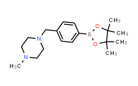 1-methyl-4-[4-(4,4,5,5-tetramethyl-1,3,2-dioxaborolan-2-yl)benzyl]piperazine