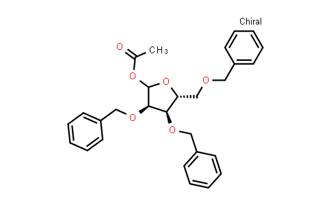 1-O-Acetyl-2,3,5-tri-O-benzyl-D-ribofuranose