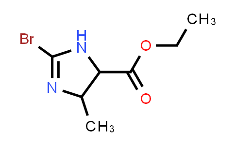 ethyl 2-broMo-4-Methyl-4,5-dihydro-1H-iMidazole-5-carboxylate