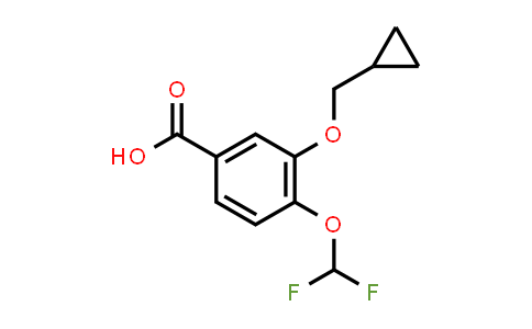 3-Cyclopropylmethoxy-4-difluoromethoxy-benzoic acid