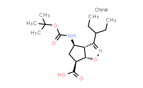 (3aR,4R,6S,6aS)-4-(tert-butoxycarbonylaMino)-3-(pentan-3-yl)-4,5,6,6a-tetrahydro-3aH-cyclopenta[d]isoxazole-6-carboxylic acid
