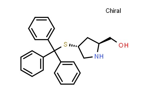 ((2S,4R)-4-(tritylthio)pyrrolidin-2-yl)Methanol