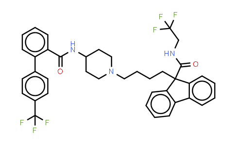 N-(2,2,2-三氟乙基)-9-(4-[4-[4'-(三氟甲基)[1,1'-联苯]-2-甲酰氨基]哌啶-1-基]丁基)-9H-芴-9-甲酰胺