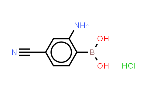 (2-amino-4-cyano)benzeneboronic acid, hydrochloride