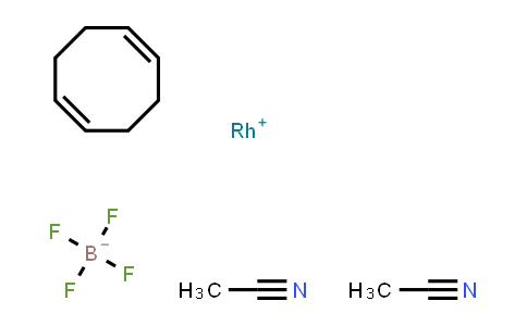 Bis(acetonitrile)(1,5-cyclooctadiene)rhodium(1+) tetrafluoroborate