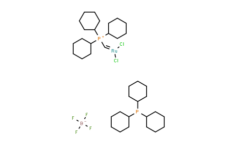Dichloro(tricyclohexylphosphine)[(tricyclohexylphosphoranyl)methylidene]ruthenium(II) tetrafluoroborate