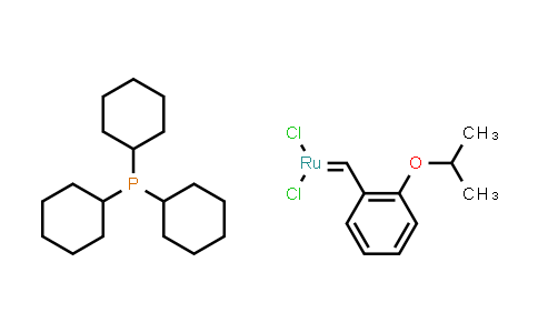 dichloro{[2-(1-methylethoxy)phenyl]methylidene}ruthenium - tricyclohexylphosphane (1:1)