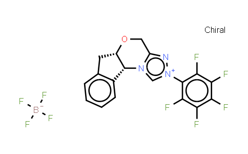 (5aS, 10bR)-(-)-5a,10b-Dihydro-2-(Pentafluorophenyl)-4H,6H-Indeno[2,1-b][1,2,4]Trizolo[4,3-d][1,4]Oxazinium Tetrafluoroborate