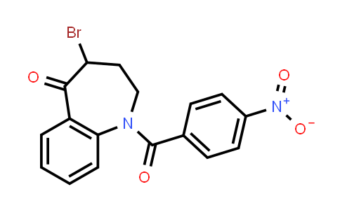 4-Bromo-1-(4-nitrobenzoyl)-1,2,3,4-tetrahydro-5H-1-benzazepin-5-o ne