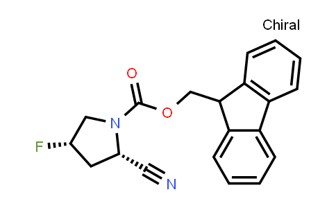 1-Pyrrolidinecarboxylic acid, 2-cyano-4-fluoro-, 9H-fluoren-9-ylmethyl ester, (2S,4S)-