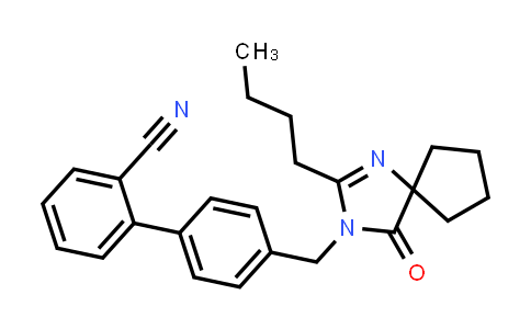 4'-[(2-Butyl-4-oxo-1,3-diazaspiro[4.4]non-1-en-3-yl)methyl]biphenyl-2-carbonitrile