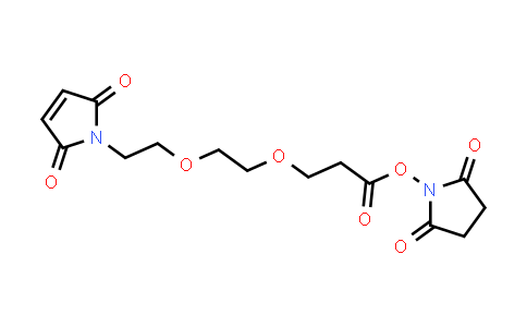 2,5-dioxopyrrolidin-1-yl 3-(2-(2-(2,5-dioxo-2H-pyrrol-1(5H)-yl)ethoxy)ethoxy)propanoate