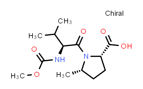(2S,5S)-1-((methoxycarbonyl)-L-valyl)-5-methylpyrrolidine-2-carboxylic acid